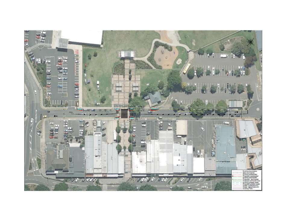 Aerial view of a parking lot

Description automatically generated