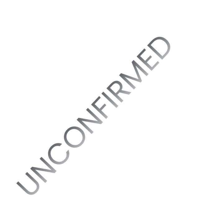 UNCONFIRMED