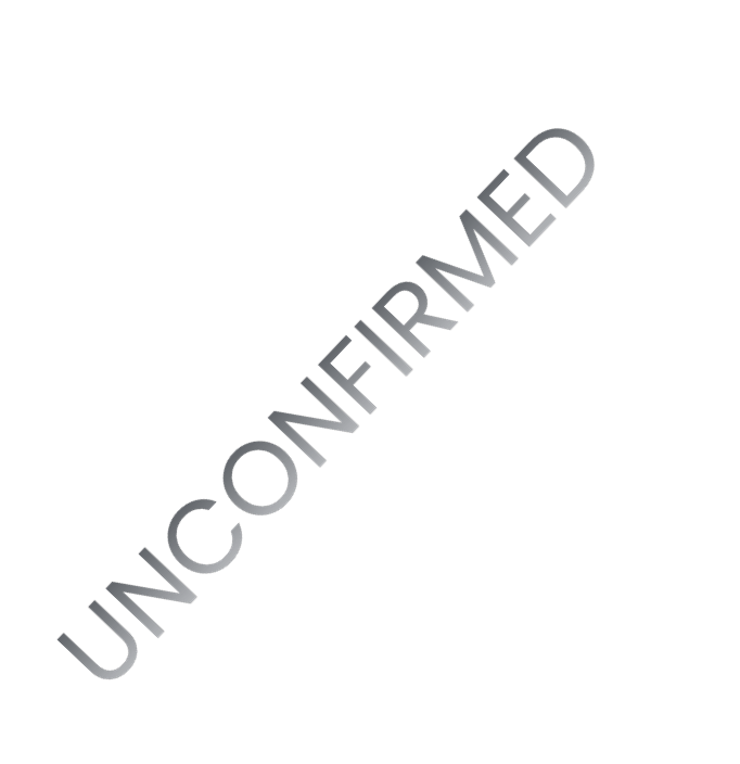 UNCONFIRMED